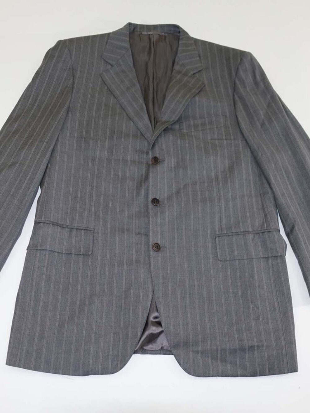 Loro Piana by Ari Boston Men's Suit Jacket Size 44 Long Gray Wish Super 150s 44L